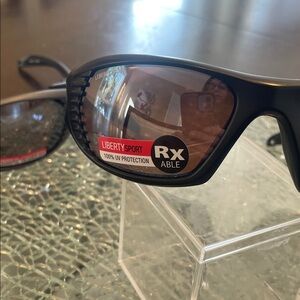 Liberty Sport Black and Brown Sunglasses